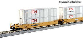 Kato N Gunderson MAXI-IV Well Car 724792 3car Kato N Gunderson MAXI-IV Well Car 724792 3car