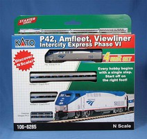 Kato N P42 Amfleet Viewliner 4unit Lighted