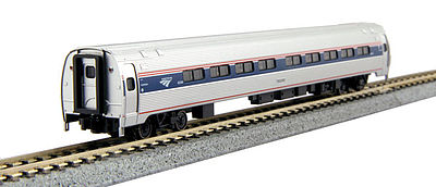 Kato Amfleet I Phase VI Coach Set #82039, 82755 N Scale Model Train Passenger Car #1068002