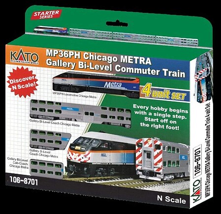 n scale train sets kato