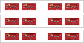 Kato Sp Chair Car Decal Set Kato Sp Chair Car Decal Set