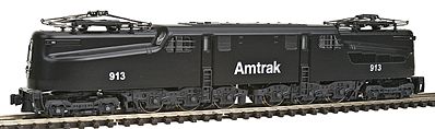 Kato GG1 Electric Standard DC Amtrak #913 (black) N Scale Model Train Electric Locomotive #1372021