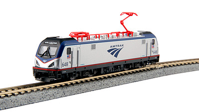 Kato Siemens ACS-64 Amtrak #648 DC N Scale Model Train Electric Locomotive #1373003