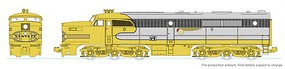Kato Alco PA1 DCC Santa Fe 53L (Goldbonnet Promotional Scheme, silver, gold) N-Scale Kato Alco PA1 DCC Santa Fe 53L (Goldbonnet Promotional Scheme, silver, gold) N-Scale