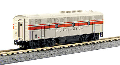 Kato EMD F3B Chicago, Burlington, & Qunicy N Scale Model Train Diesel Locomotive #1761315