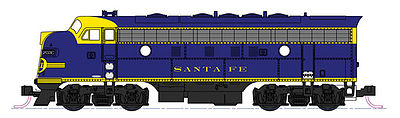 Kato EMD F7A ATSF Cigar #203L N Scale Model Train Diesel Locomotive #1762128