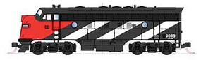 Kato EMD F7A Standard DC Canadian National 9098 (1960s black, white, red, CN Noodle Logo) N-Scale Kato EMD F7A Standard DC Canadian National 9098 (1960s black, white, red, CN Noodle Logo) N-Scale