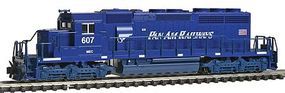 EMD SD40-2 Early Production Pan Am Railways MEC N Scale Model Train Diesel Locomotive #1764817