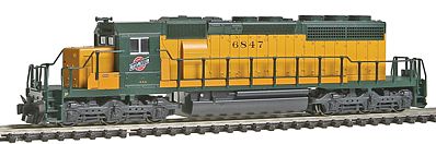 Kato EMD SD40-2 Early Production Chicago & NW #6847 N Scale Model Train Diesel Locomotive #1764818