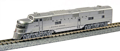 Kato EMD E5A Chicago, Burlington & Quincy #9910A N Scale Model Train Diesel Locomotive #1765401