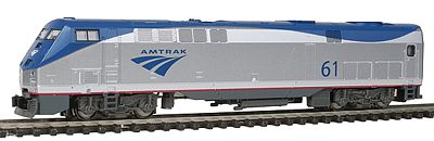 Kato GE P42 Genesis - Standard DC - Amtrak #61 N Scale Model Train Diesel Locomotive #1766025