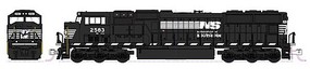Kato EMD SD70M with Standard Flat Radiators DCC Norfolk Southern 2583 (black, white) N-Scale