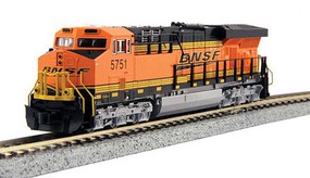 Kato GE ES44AC GEVO DCC BNSF Railway 5873 (orange, black, Wedge Logo) N-Scale Kato GE ES44AC GEVO DCC BNSF Railway 5873 (orange, black, Wedge Logo) N-Scale