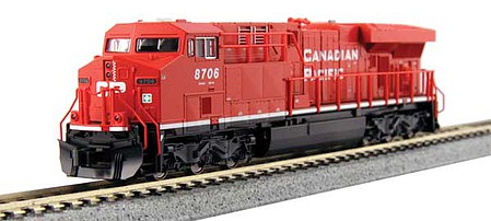 Kato GE ES44AC GEVO - LokSound and DCC Canadian Pacific 8743 (red, white) - N-Scale