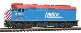 EMD F40PH Metra Chicago #137 N Scale Model Train Diesel Locomotive #1769101