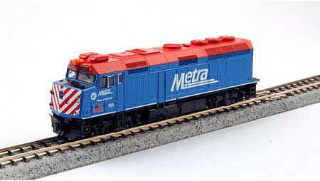 Kato EMD F40PH Chicago Metra #160 DCC N Scale Model Train Diesel Locomotive #1769102dcc