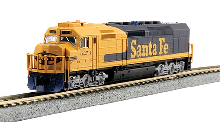 Kato N EMD SDP40F Type 4a w/DCC, Santa Fe Freight #5253