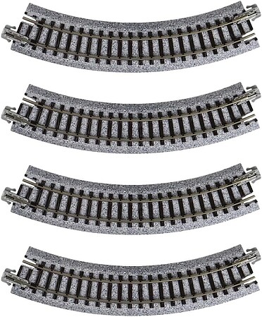 Kato Unitrack Roadbed Track 6 15cm 45-Degree Curve N Scale Nickel Silver Model Train Track #20174