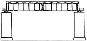 Kato Deck Girder Bridge - 4-31/32 124mm Long (black) N Scale Model Railroad Bridge #20464