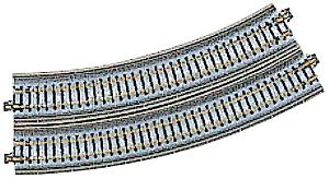Kato Single Track Viaduct - Curved (R13 3/4 - 30) N Scale Nickel Silver Model Train Track #20531