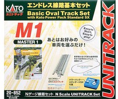 Kato N Basic Oval Track Set W/Pp M1