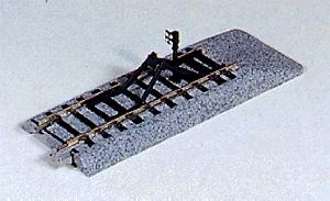 Kato Unitrack - Straight Sections w/Bumpers 4-1/4 HO Scale Nickel Silver Model Train Track #2170