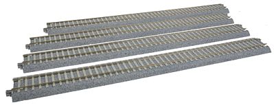 Kato Straight Track w/Concrete Ties - Unitrack HO Scale Nickel Silver Model Train Track #2181
