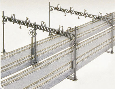 Kato Four Track Catenary Poles Straight (10) N Scale Model Railroad Trackside Accessory #23064
