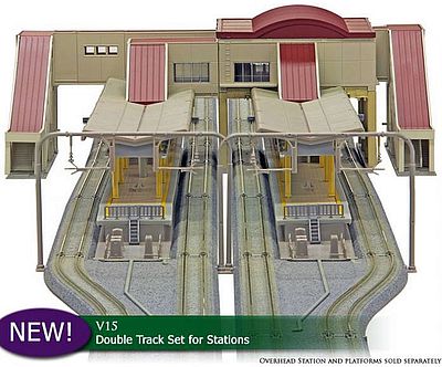 Kato Overhead Transit ExpanSet N Scale Model Railroad Building #23123