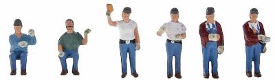 Kato Railroad Personnel- Yard Crew Day/Night N Scale Model Railroad Figure #24270