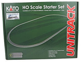 Kato Starter Set GE P42 Amtrak Phase Vb with Phase IVb Superliner HO Scale Model Train Set #302003 Kato Starter Set GE P42 Amtrak Phase Vb with Phase IVb Superliner HO Scale Model Train Set #302003