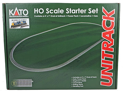 Kato Starter Set EMD SD80MAC CSX Dark Future HO Scale Model Train Set #302005