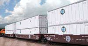 Kato Ho Maxi-IV Well Car BNSF253791 Kato Ho Maxi-IV Well Car BNSF253791
