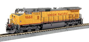 Kato GE C44-9W DCC Union Pacific 9660 (Armour Yellow, gray, red)