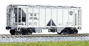Kato ACF 70 Ton Open Side Covered Hopper Boston & Maine HO Scale Model Train Freight Car #380201 Kato ACF 70 Ton Open Side Covered Hopper Boston & Maine HO Scale Model Train Freight Car #380201