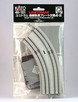 Kato Unitram Street Track Left Curve 45-Degree N Scale Model Railroad Road Accessory #40101 Kato Unitram Street Track Left Curve 45-Degree N Scale Model Railroad Road Accessory #40101