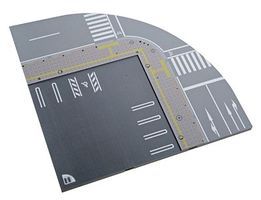 Kato Unitram Street Track Quarter Circle (45-Degree) N Scale Model Train Roadway Accessory #41100 Kato Unitram Street Track Quarter Circle (45-Degree) N Scale Model Train Roadway Accessory #41100