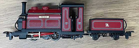 Kato 0-4-0T - Standard DC Ffestiniog Railway Prince (red, black)