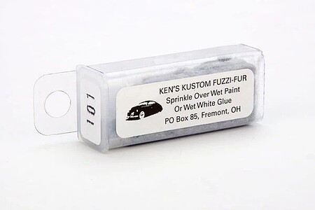 Kens Silver Grey Fuzzi Fur Plastic Model Vehicle Accessory Kit 1/24-1/25 Scale #101