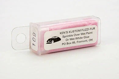 Kens Light Pink Fuzzi Fur Plastic Model Vehicle Accessory Kit 1/24-1/25 Scale #109
