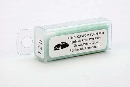 Kens Mint Green Fuzzi Fur Plastic Model Vehicle Accessory Kit 1/24-1/25 Scale #120