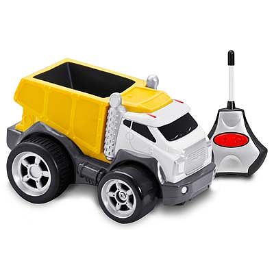 Kid-Galaxy R/C Dump Truck Soft Yellow 27MHz