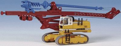 Kibri Hydraulic Excavator w/ Derrick HO Scale Model Railroad Vehicle #11279