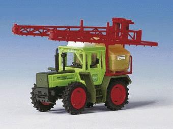Kibri Mercedes Tractor w/Twin Tires & Crop Spraying Equipment HO Scale Model Railroad Vehicle #12253