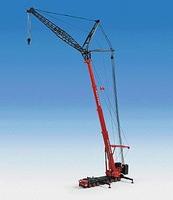 Kibri Heavy Mobile Cranes Liebherr LTM 1400 With Extension HO Scale Model Railroad Vehicle #13005 Kibri Heavy Mobile Cranes Liebherr LTM 1400 With Extension HO Scale Model Railroad Vehicle #13005