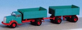 Kibri MB 6600 Dump Truck w/Trlr HO-Scale Kibri MB 6600 Dump Truck w/Trlr HO-Scale