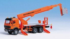 Kibri Mercedes Benz w/Ruthmann Steiger Crane & Personnel Basket Kit HO Scale Model Vehicle #15008 Kibri Mercedes Benz w/Ruthmann Steiger Crane & Personnel Basket Kit HO Scale Model Vehicle #15008