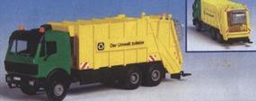 Kibri Mercedes SK 3-Axle Garbage Truck Kit HO Scale Model Vehicle #15010 Kibri Mercedes SK 3-Axle Garbage Truck Kit HO Scale Model Vehicle #15010