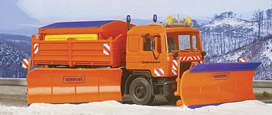Walthers HO Scale Vehicle International Orange R 4300 Dump Truck w/Snowplow