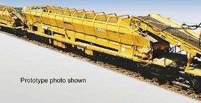 Kibri MFS 100 Ballast Cleaning/Collecting Conveyor Car Kit HO Scale Model Railroad #16150